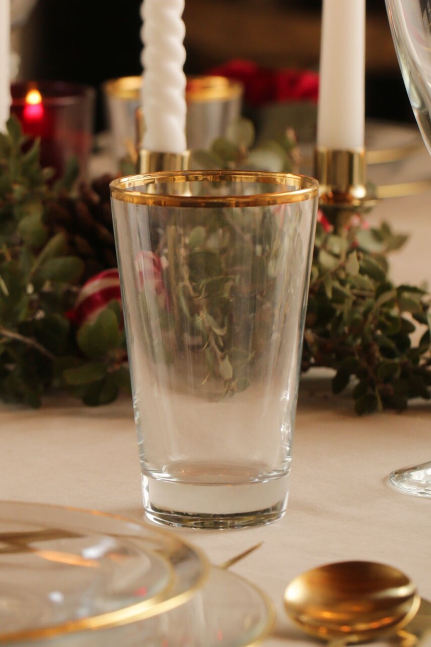 Set pahare, Hermia, 127RKL1169, Auriu / Transparent - imagine 5